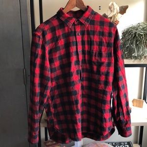 Uniqlo Red Checked Flannel
